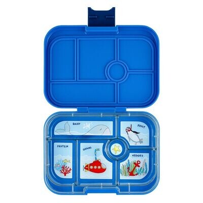 Yumbox Original - (6 sections) Surf Blue - Submarine
