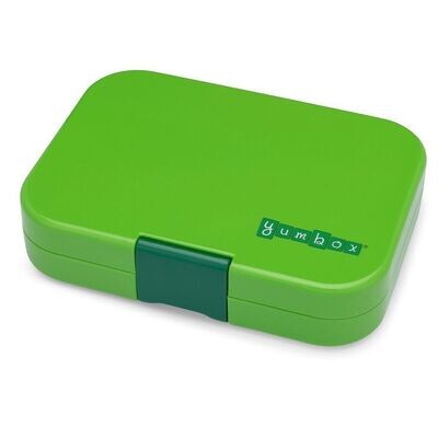 Yumbox Bento Box - (6 sections) Bamboo Green - Funny Monsters