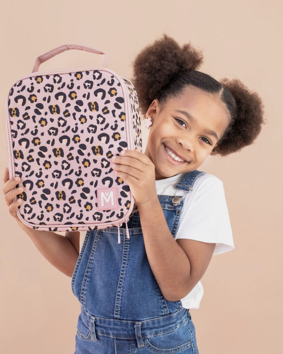 Large Insulated Lunch Bag- Blossom Leopard
