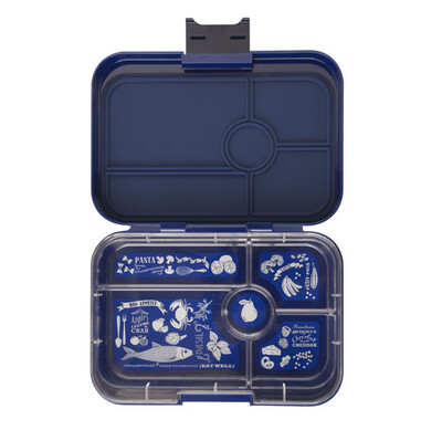 Yumbox Tapas Bon Appetite Tray - 5 compartment- Portofino Blue