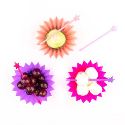 Jumbo Silicone Cups - Pink - 3 pieces