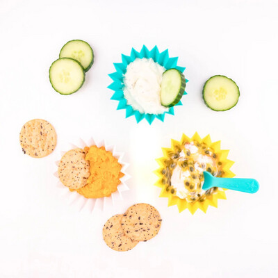 Jumbo Silicone Cups - Yellow - 3 pieces