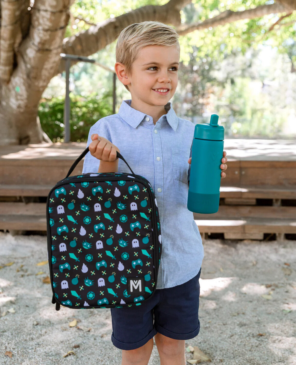 Large Insulated Lunch Bag- Game On