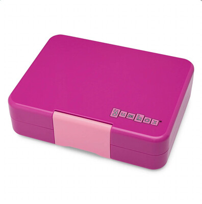 Yumbox Snack - 3 compartment - Malibu Purple - Unicorn