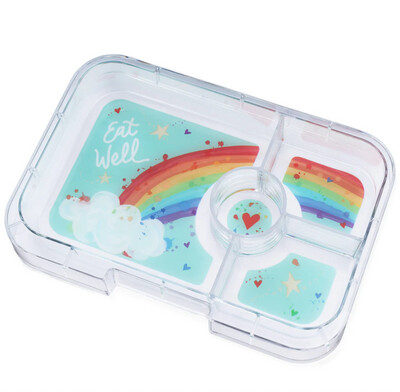 Φαγητοδοχείο Yumbox Tapas  - 4 compartment- Malibu Purple - Ουράνιο Τόξο