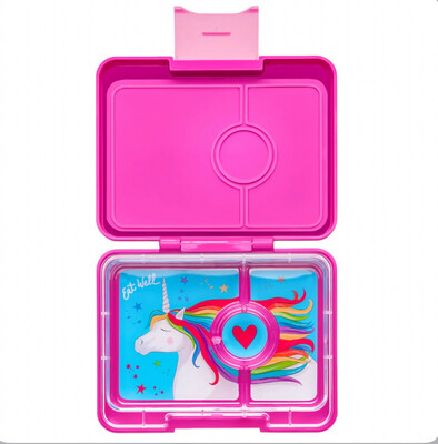 Φαγητοδοχείο Yumbox - με 3 χωρίσματα - Malibu Purple - Μονόκερος