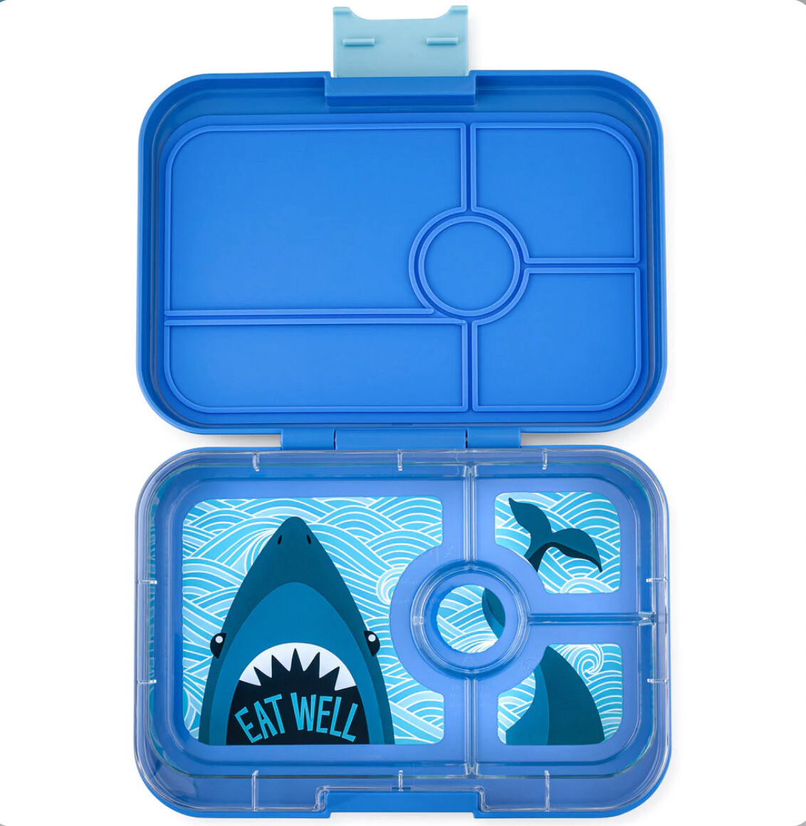 Yumbox Tapas  - 4 compartment- Monte Carlo Blue - Shark