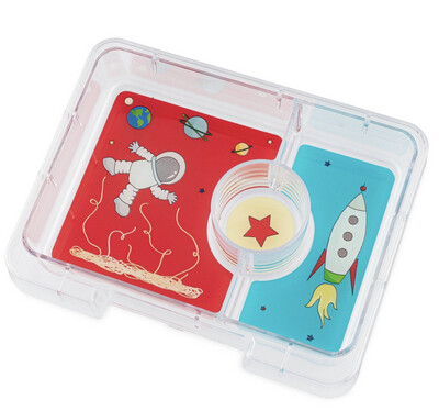 Yumbox Snack - 3 compartment - Green Rocket