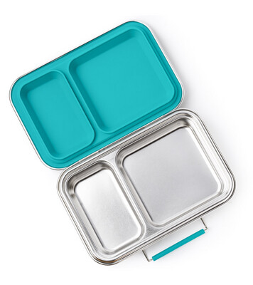 Lekkabox Duo -Stainless Steel Lunch Box - Petrol