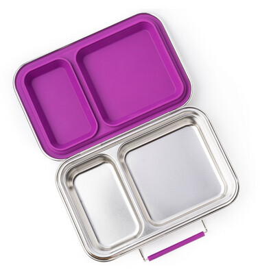 Lekkabox Duo -Stainless Steel Lunch Box - Berry