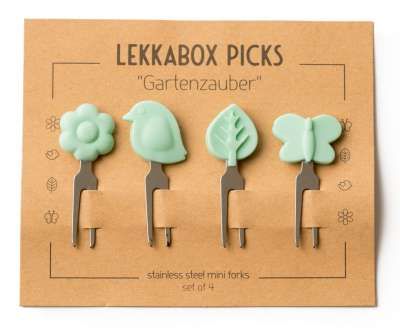 Garden Magic stainless steel mini fork - set of 4 - LEKKABOX