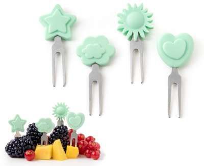 Heavenly Love stainless steel mini fork - set of 4 - LEKKABOX