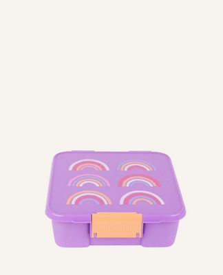 MontiiCo Lunch Box - 3 compartment Rainbow Roller 