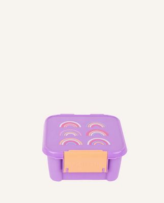 MontiiCo Snack Box - 2 compartments Rainbow Roller