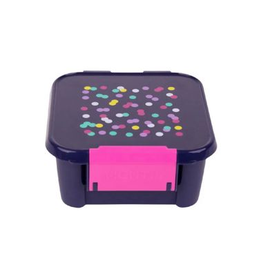 MontiiCo Snack Box  - 2 compartment Confetti