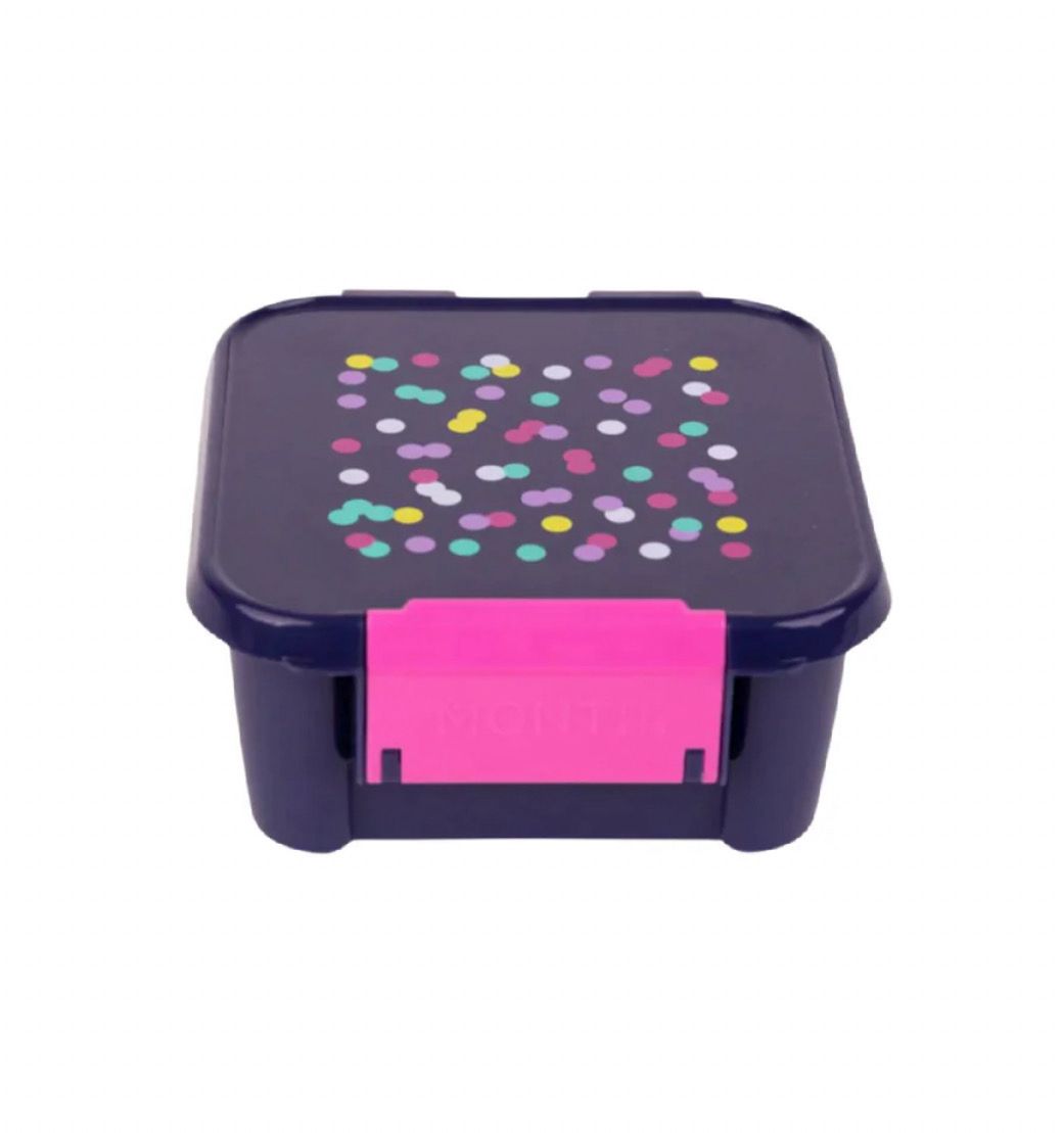 MontiiCo Snack Box  - 2 compartment Confetti