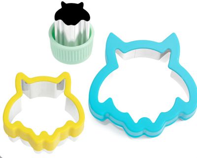 Stainless Steel Sandwich &amp; Cookie Cutter Owl