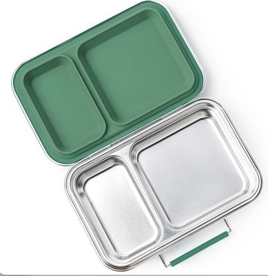 Lekkabox Duo -Stainless Steel Lunch Box - Forest