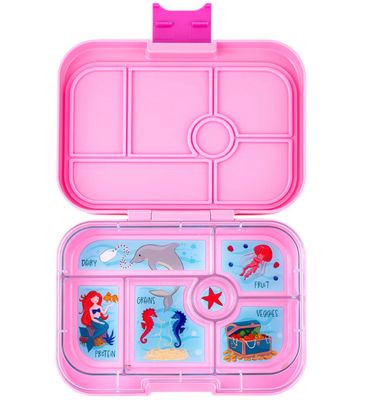 Yumbox Original - (6 sections) Power Pink – Mermaids