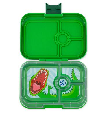 Yumbox Panino (4 sections) Jurassic Green – Dinosaur