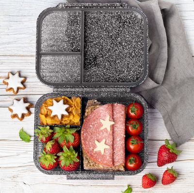 Mini Glamour Snack Box  Lekkabox - Black