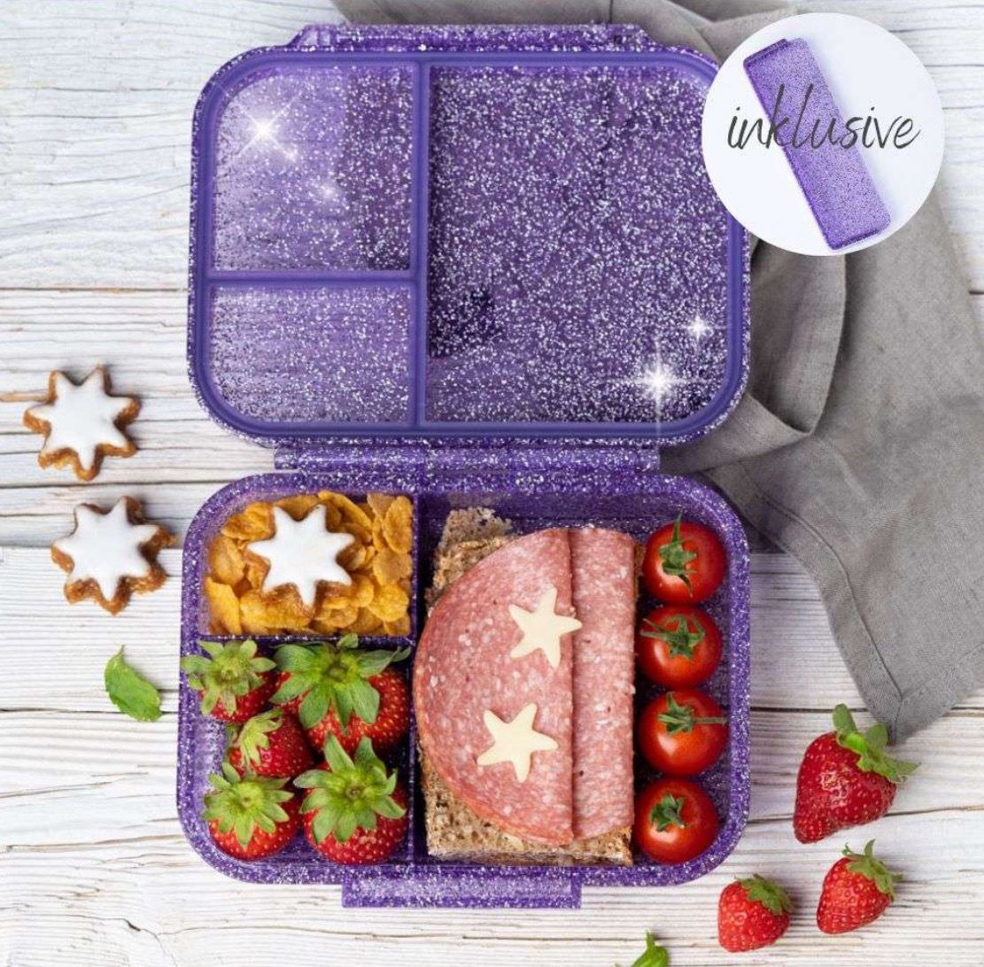 Mini Glamour Snack Box Lekkabox - Purple