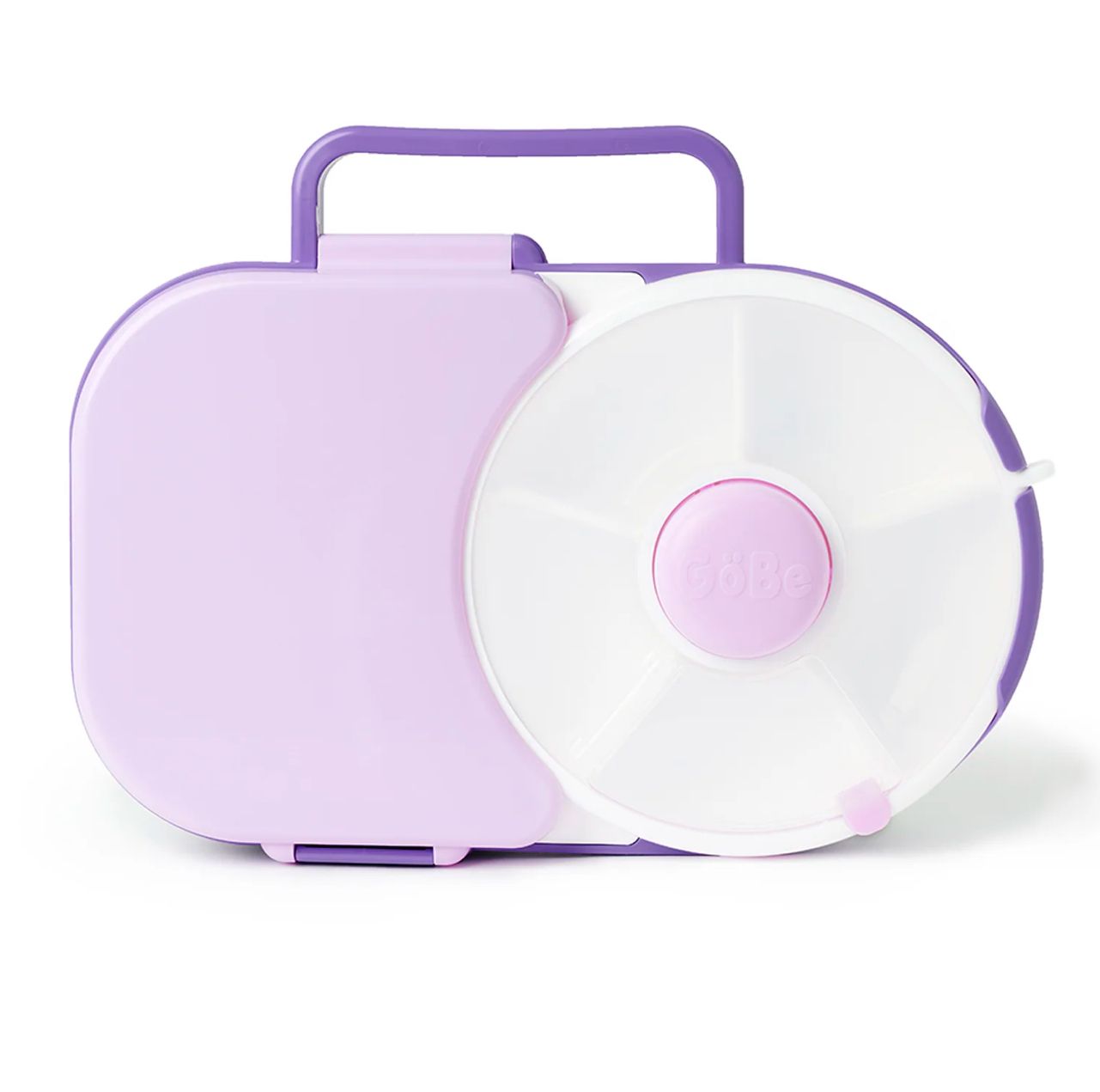 Gobe - 2in1 Lunchbox &amp; Snack Spinner - Grape Purple