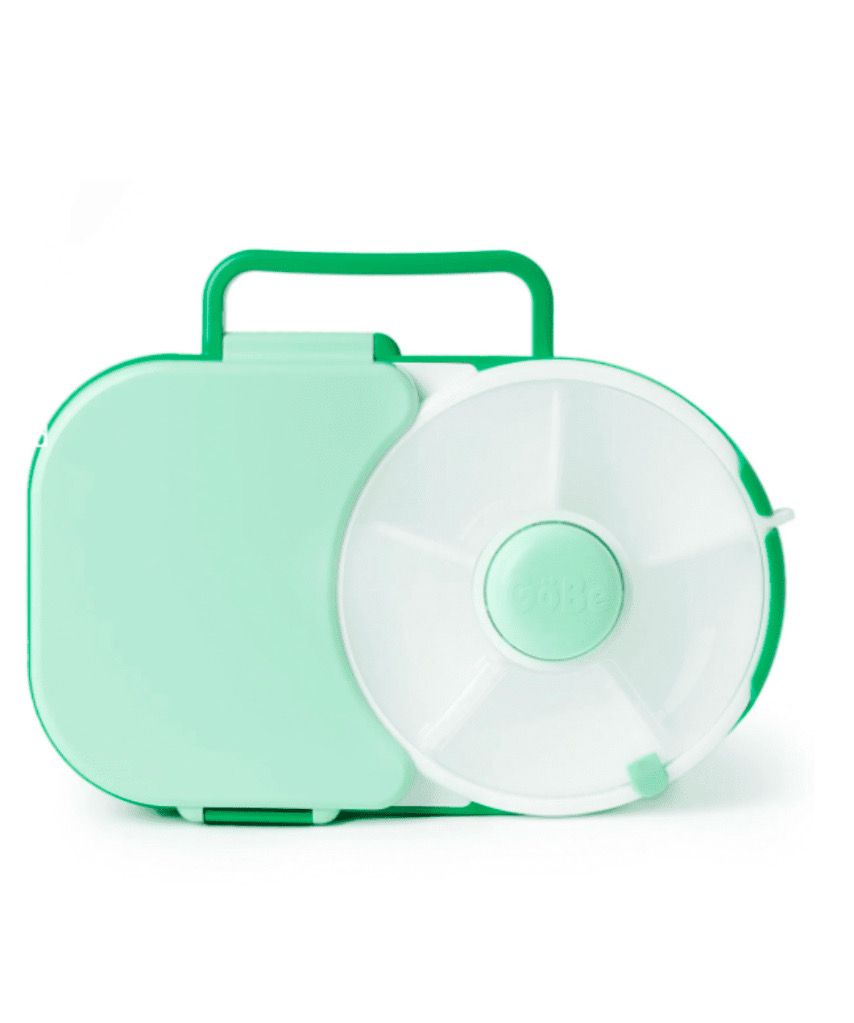 Gobe - 2in1 Lunchbox &amp; Snack Spinner - Sage Green