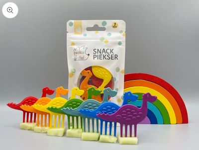 Dinosaur - mini fork picks - set of 7