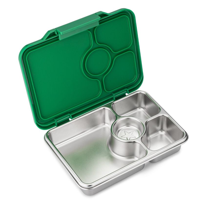 Yumbox Pret - Stainless Steel -Pomme Green