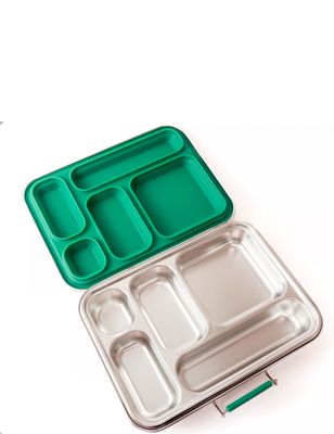 Lekkabox Grande Forest - 5 compartments - Stainless Steel