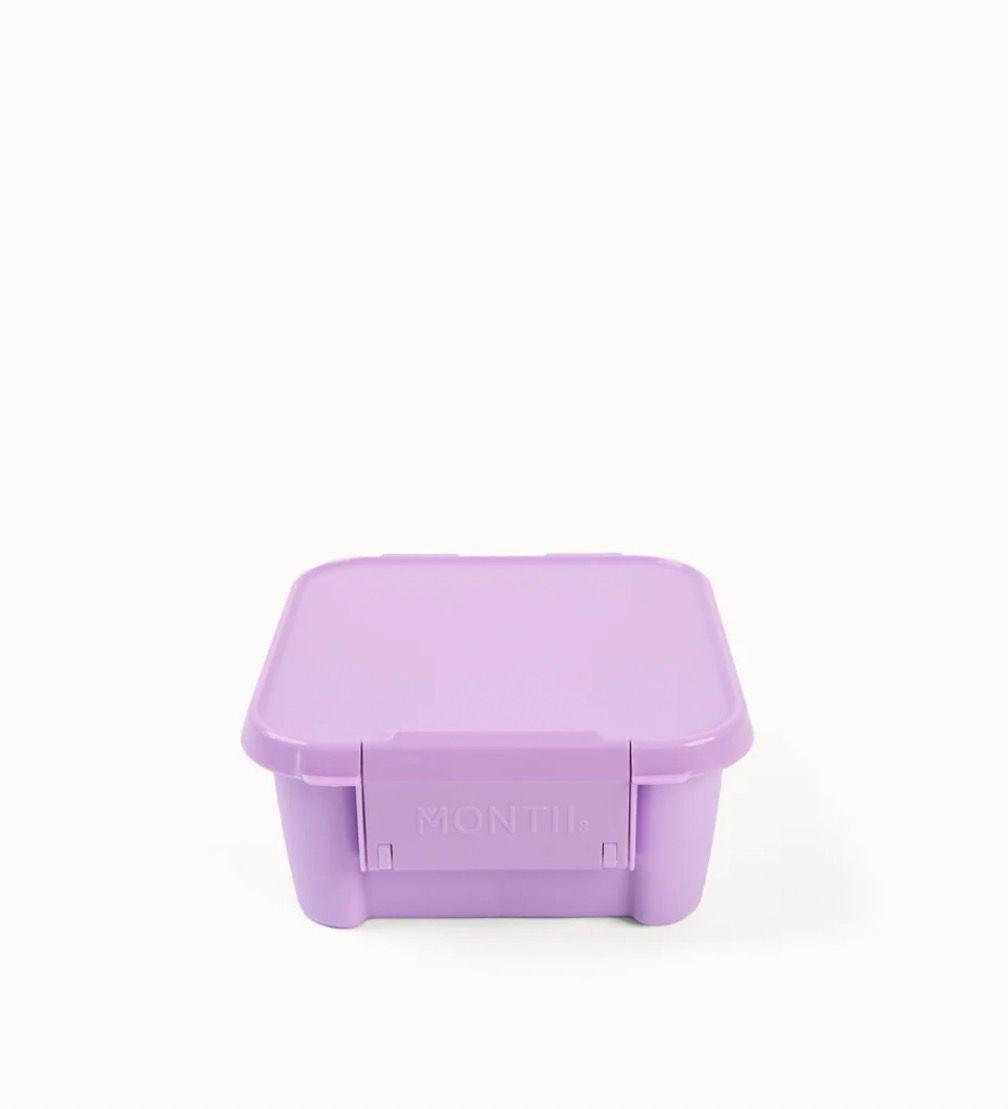 Φαγητοδοχείο MontiiCo Snack Box - με 2 χωρίσματα - Lilac