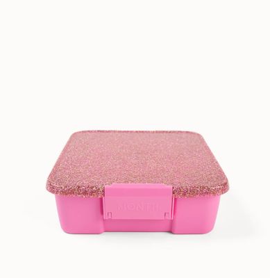 MontiiCo Lunch Box - 3 compartment - Floss Glitter