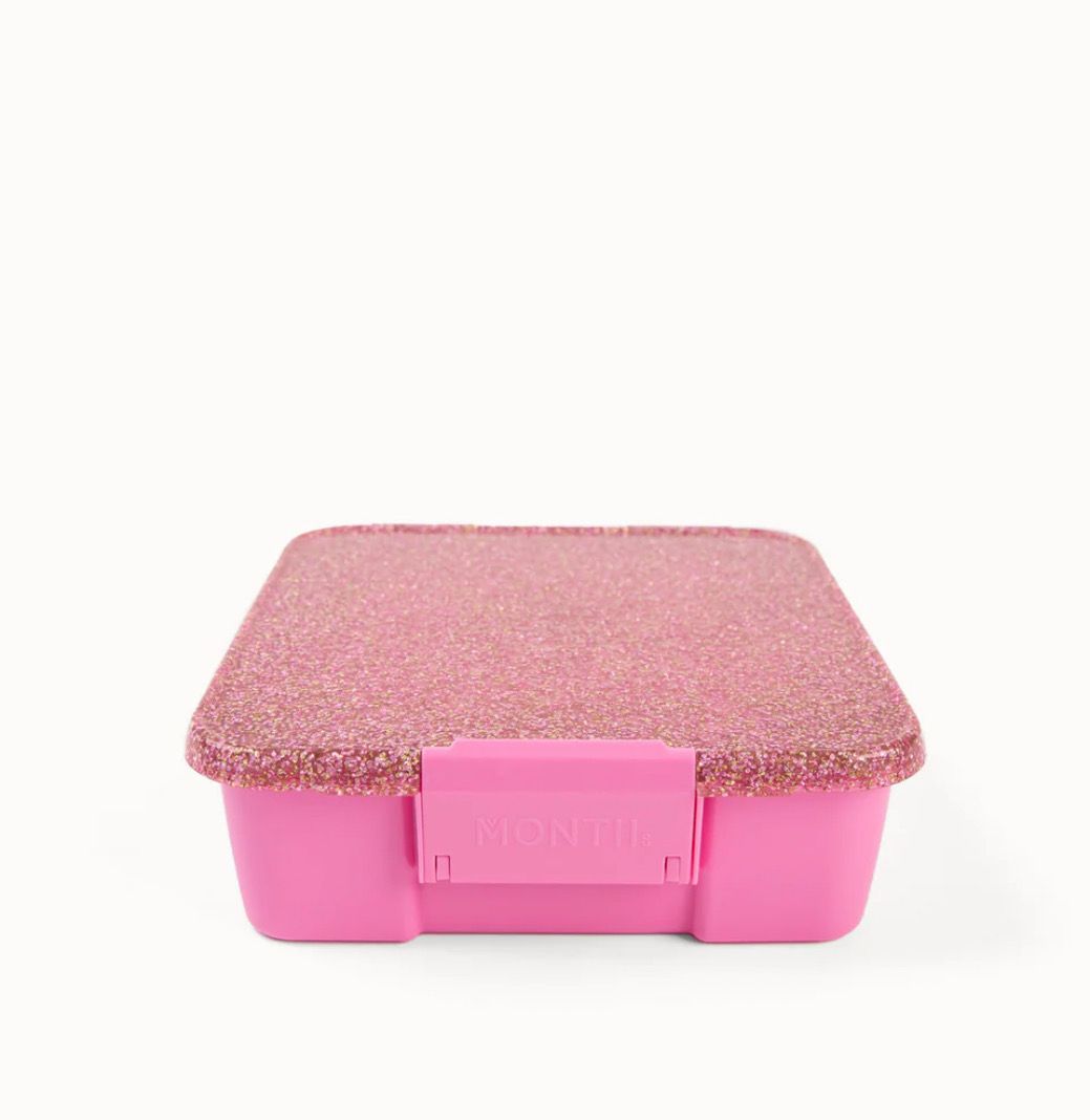 MontiiCo Lunch Box - 3 compartment - Floss Glitter