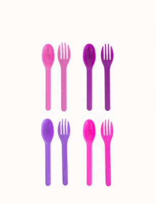 MontiiCo Out and About Cutlery Sets - Blush