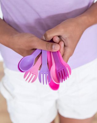 MontiiCo Out and About Cutlery Sets - Blush