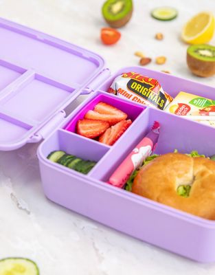 Feast Silicone Bento Cups–Set of 2 - Fuchsia