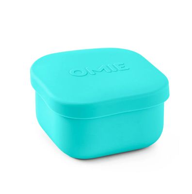 OMIE - Silicone Snack Container - Cyan