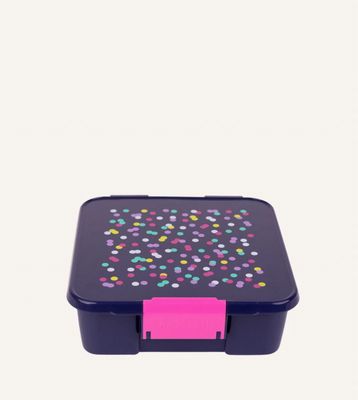 MontiiCo Lunch Box - 3 compartment Confetti 