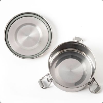 LEKKABOX Clipsy Stainless Steel 400ml – Στρογγυλό Ανοξείδωτο Δοχείο Φαγητού