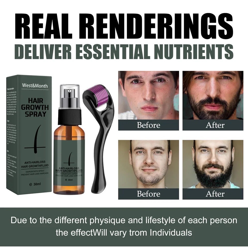 Men Beard Growth Spray
