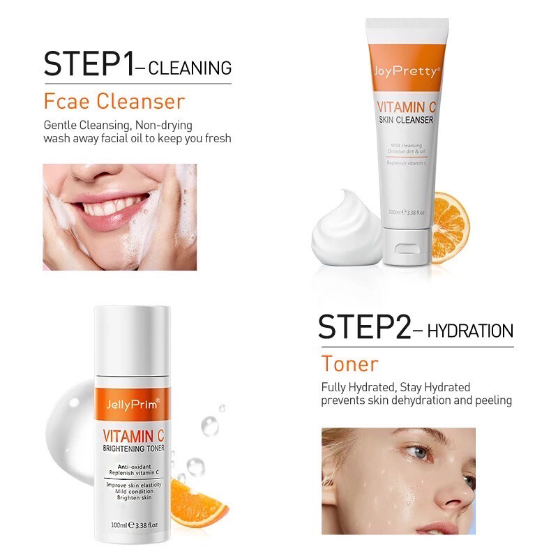 Vitamin C Whitening Skin Care Set