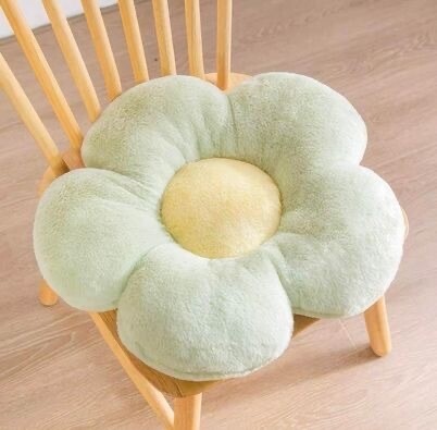 Aesthetic Flower Pillow - Green