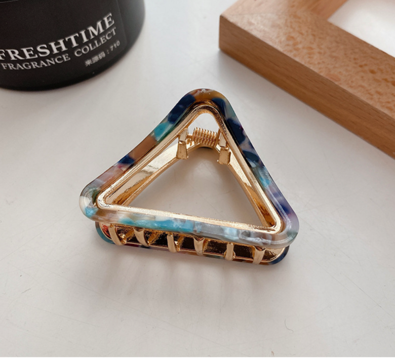 Triangle Hair Claw - Blue