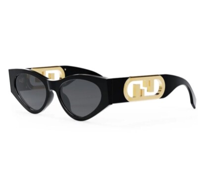 FENDI Maxi O'Lock 54mm Geometric Sunglasses
