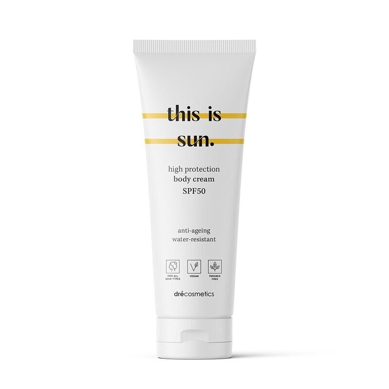 Body Cream SPF50 "this is sun."