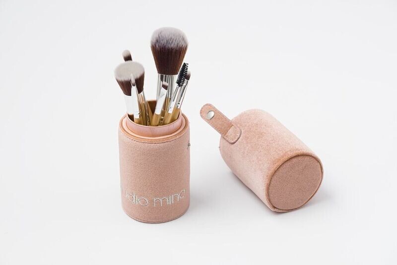 STUDIO MINO PINK VELVET PENSELENKOKER