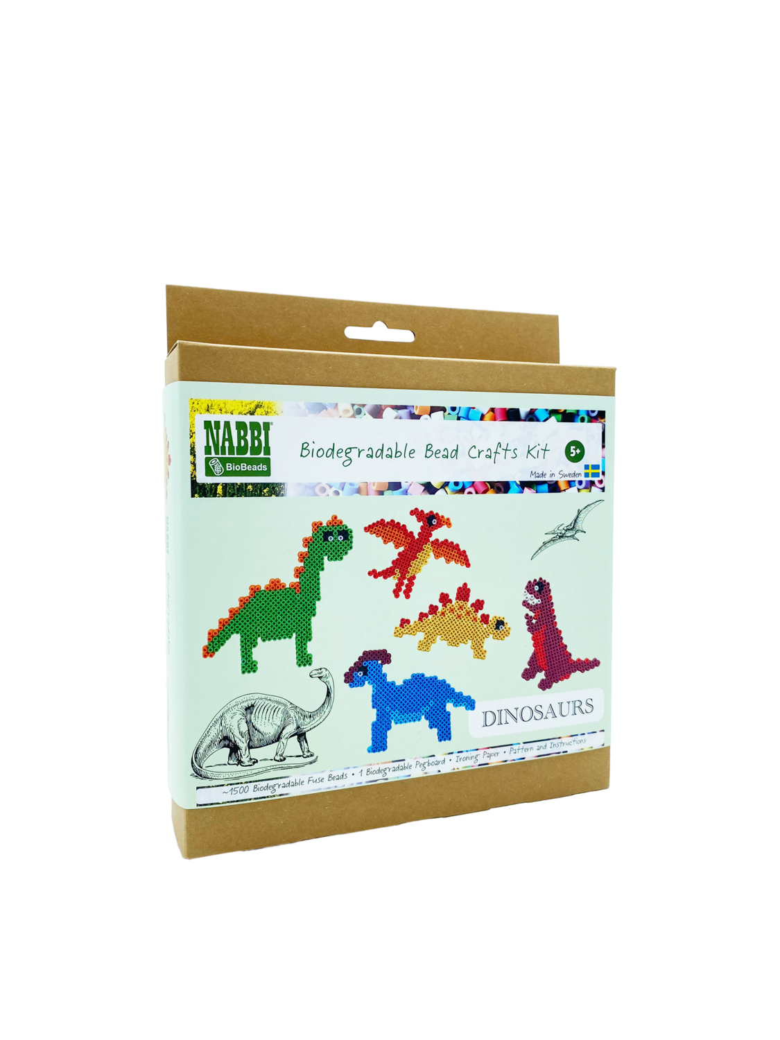Nabbi BioBeads | Strijkkralen | Dino Set