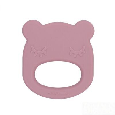 We Might Be Tiny | Siliconen Bijtring Beer | Powder Pink