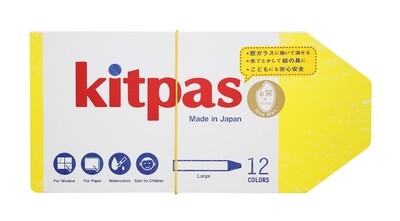 Kitpas | Large (Raam) Krijt | 12 stuks